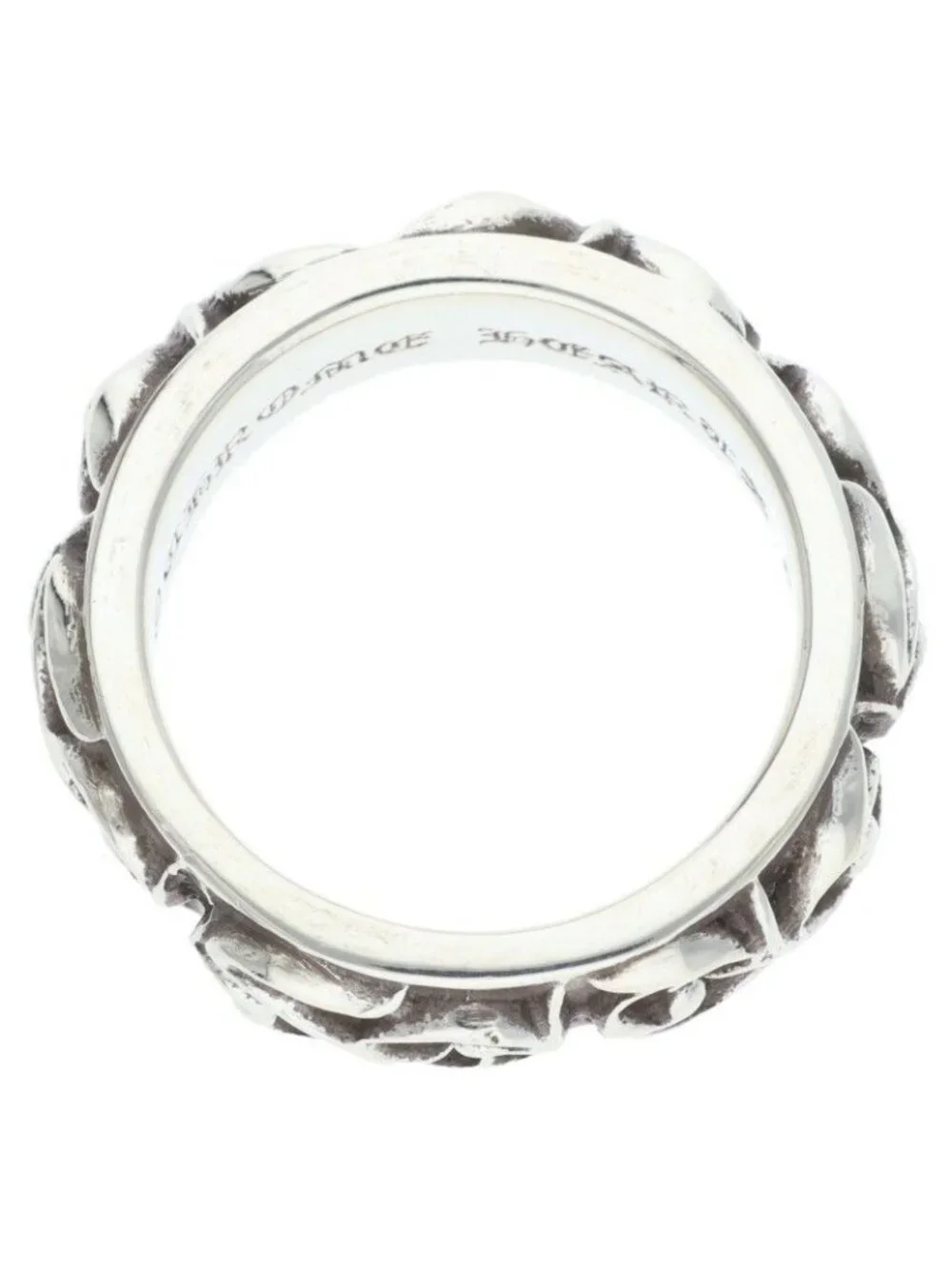 Chrome Hearts Etrnity Vine Band Eternity Silver Ring